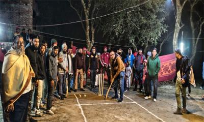 ভাঙ্গুড়ায় আয়োজনে শর্ট পিচ নাইট ক্রিকেট টুর্নামেন্টে উদ্বোধন
