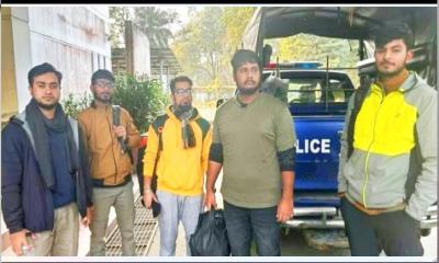 হিযবুত তাহরীরের পোস্টার সাঁটানোর ঘটনায় ৫ যুবক আটক