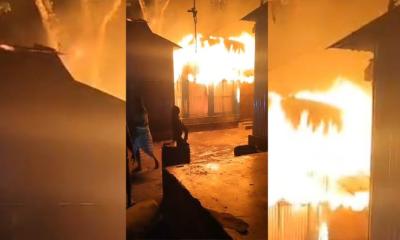 অগ্নিকাণ্ডে দোকানের মালামাল পুড়ে ছাই