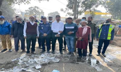 পুঠিয়ার বানেশ্বরে ১০০ কোটি টাকার সরকারি জমি উদ্ধার
