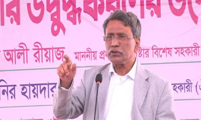 রাষ্ট্র পরিচালনায় জনগণের ম্যান্ডেট অপরিহার্য: আলী রিয়াজ