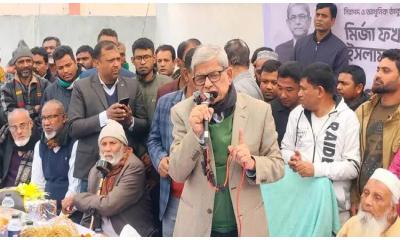 রাজনীতি করি মানুষের কল্যাণ ও শান্তির জন্য: ফখরুল