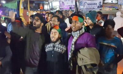 জাবের-জুমার উপর হামলার প্রতিবাদে সড়ক অবরোধ