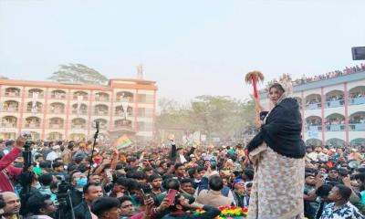 শামা ওবায়েদের নির্বাচনি জনসভা জনসমুদ্রে পরিনত
