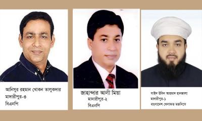 মাদারীপুরে দুটিতে বিএনপি,  ১১ দলীয় ঐক্যজোট ১