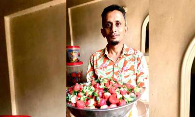 বড়লেখায় দেশি-বিদেশি দুর্লভ ফল ও সবজি চাষে সফল রেজাউল করিম খন্দকার