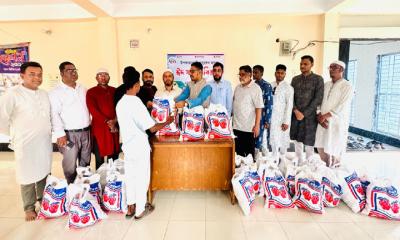 এপেক্স ক্লাব অব জুড়ী ভ্যালির ঈদ ফুড প্যাকেজ বিতরণ