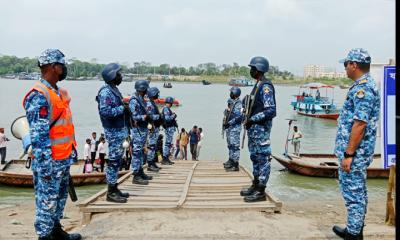 নৌপথে নিরাপত্তায় কোস্ট গার্ড