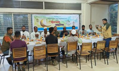 শান্তিগঞ্জ প্রেসক্লাবের ইফতার  মাহফিল সম্পন্ন