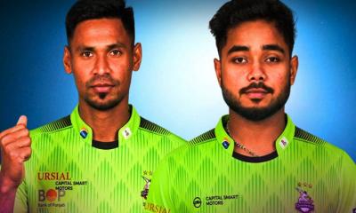 ব্যাটিংয়ে লাহোর, খেলছেন মুস্তাফিজ ও ইমন