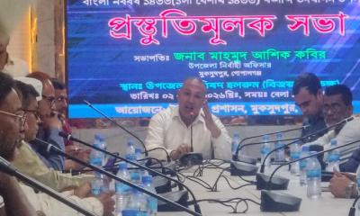 মুকসুদপুরে বাংলা নববর্ষ উদযাপনের প্রস্তুতি সভা