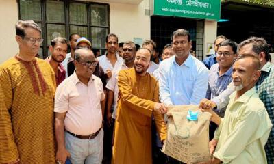 কমলগঞ্জে ৬ হাজার ৩০০ কৃষকের মাঝে সরকারি প্রণোদনার বীজ ও সার বিতরণ