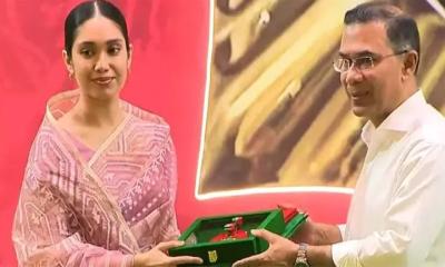 স্বাধীনতা পুরস্কার গ্রহণ করলেন জাইমা রহমান, সম্মাননা খালেদা জিয়ার