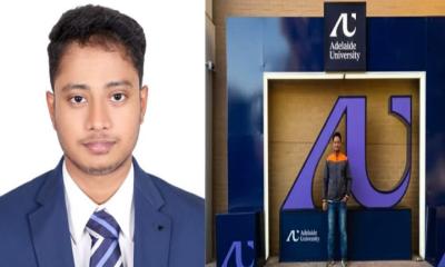 অস্ট্রেলিয়ায় পিএইচডি পেলেন মাভাবিপ্রবি রসায়ন বিভাগের নাঈম