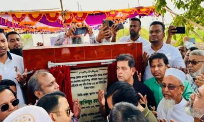 রূপগঞ্জে বালু নদের কেওঢালা সেতু নির্মাণ কাজ উদ্বোধন