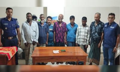 মোংলায় ৭ জুয়াড়ি গ্রেফতার