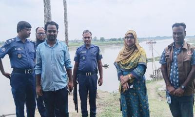 নকলায় অবৈধভাবে বালু উত্তোলনে অর্থদন্ড