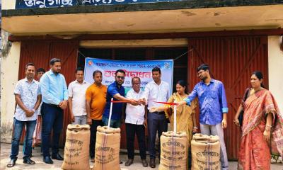 কমলগঞ্জে অভ্যন্তরীণ বোরো ধান-চাল সংগ্রহের উদ্বোধন