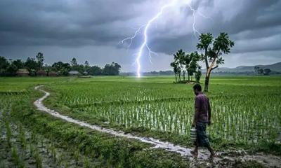 ৪ জেলায় বজ্রপাতে প্রাণ গেল ৬ জনের