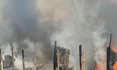 আশুলিয়ায় ঝুট গুদামে আগুন
