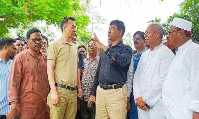 কুড়িগ্রামে ১৭৫০ মিটার সেতু নির্মাণের সম্ভাব্যতা যাচাইয়ে চীনা প্রতিনিধি দল