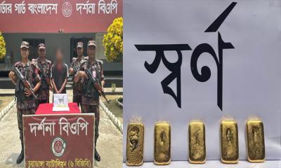দামুড়হুড়ায় সোয়া কোটি টাকার স্বর্ণ উদ্ধার, আটক-১