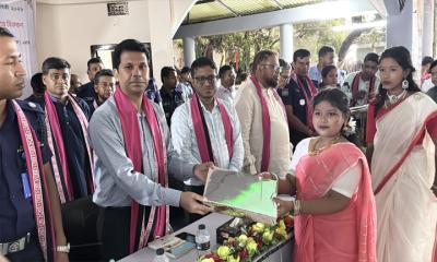 উৎসবমুখর পরিবেশে পালিত হলো নজরুল জন্মবার্ষিকী