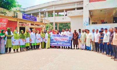 সুন্দরগঞ্জে হাসপাতালে হামলা বিচারের দাবি
