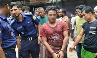 রাজাপুরে চাঁদা দাবির অভিযোগে যুবক আটক