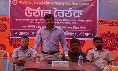 উজিরপুরে বাল্যবিবাহ প্রতিরোধে উঠান বৈঠক