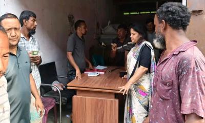শ্রীবরদীতে ধান ক্রয়ে ওজনে বেশি রাখায় , ব্যাবসায়ীকে জরিমানা