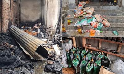 মাদারীপুরে টিসিবির গুদামে আগুন: পুড়লো ১০ লাখ টাকার পণ্য,