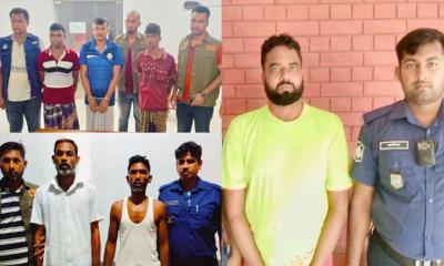 নড়াইলে ডাকাত চক্রের সদস্যসহ গ্রেফতার ৬, স্বর্ণ উদ্ধার