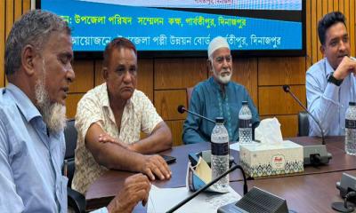 পল্লী উন্নয়ন দিবস উপলক্ষে পার্বতীপুরে সভা