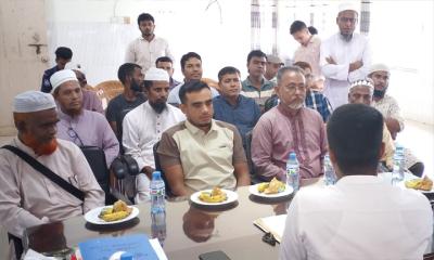জুলাই শহিদ দিবস উদযাপন উপলক্ষে দোয়া ও সভা