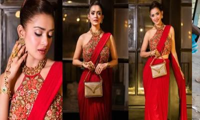 তিশার ব্লাউজের জাদুতে মুগ্ধ সবাই