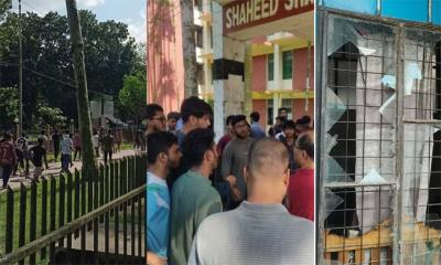 প্রেমঘটিত বিরোধে বাকৃবিতে দুই হলের সংঘর্ষ-ভাঙচুর, আহত ১৩