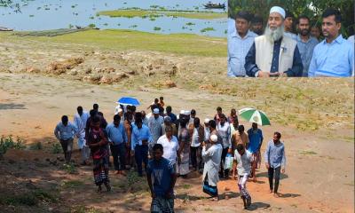 গোদাগাড়ীতে নদীভাঙন এলাকা পরিদর্শনে এমপি, স্থায়ী সমাধানের আশ্বাস