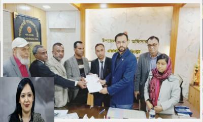 রুমিন ফারহানার পক্ষে মনোনয়ন ফরম সংগ্রহ
