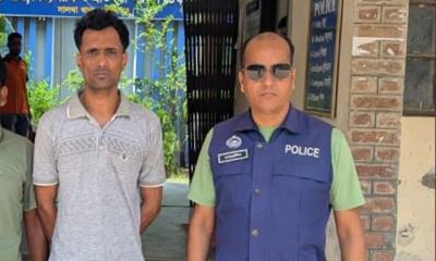সালথায় ৫ বছরের সাজাপ্রাপ্ত আসামী গ্রেপ্তার
