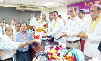 কাল্ব এর চেয়ারম্যান আগষ্টিন ও সম্পাদক নরেশ নির্বাচিত