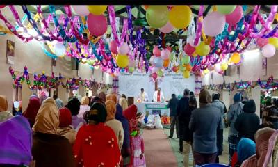 শেরপুরে উৎসবমুখর পরিবেশে যথাযোগ্য মর্যাদায় শুভ বড়দিন উদযাপন