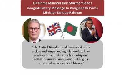 তারেক রহমানকে ব্রিটিশ প্রধানমন্ত্রী কিয়ার স্টারমারের অভিনন্দন