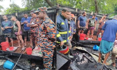 ধামরাইয়ে বৈদ্যুতিক শর্ট সার্কিটে বসতঘরে আগুন