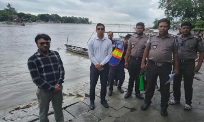 লৌহজংয়ের  অবৈধ বালুবাহী বাল্কহেডের বিরুদ্ধে অভিযান,  জরিমানা