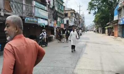অভয়নগরে ব্যবসায়ী হত্যার আসামী গ্রেফতারের দাবীতে হরতাল চলছে