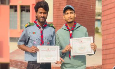 স্কাউটসে যবিপ্রবি শিক্ষার্থীদের সাফল্য