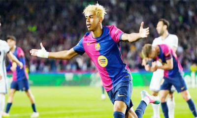 এমবাপ্পের রেকর্ড ভাঙার পর নিষিদ্ধ হলেন ইয়ামাল