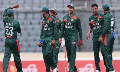 সিরিজ জিততে ৪১ ওভারে ১৯২ রান দরকার বাংলাদেশের