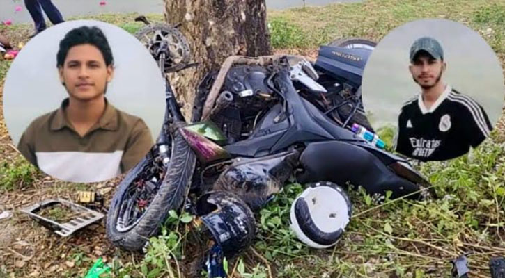 পিকআপের ধাক্কায় প্রাণ গেল মোটরসাইকেল আরোহী দুই বন্ধুর